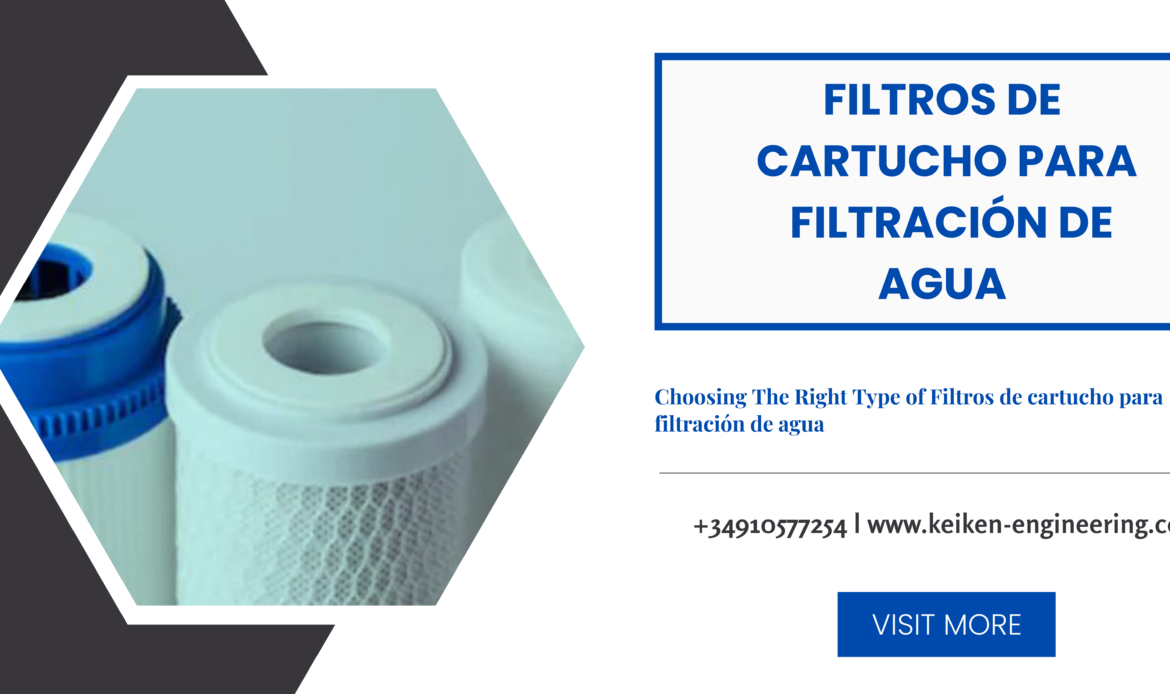 ¿Cómo seleccionar los filtros de cartucho adecuados para la filtración de agua?